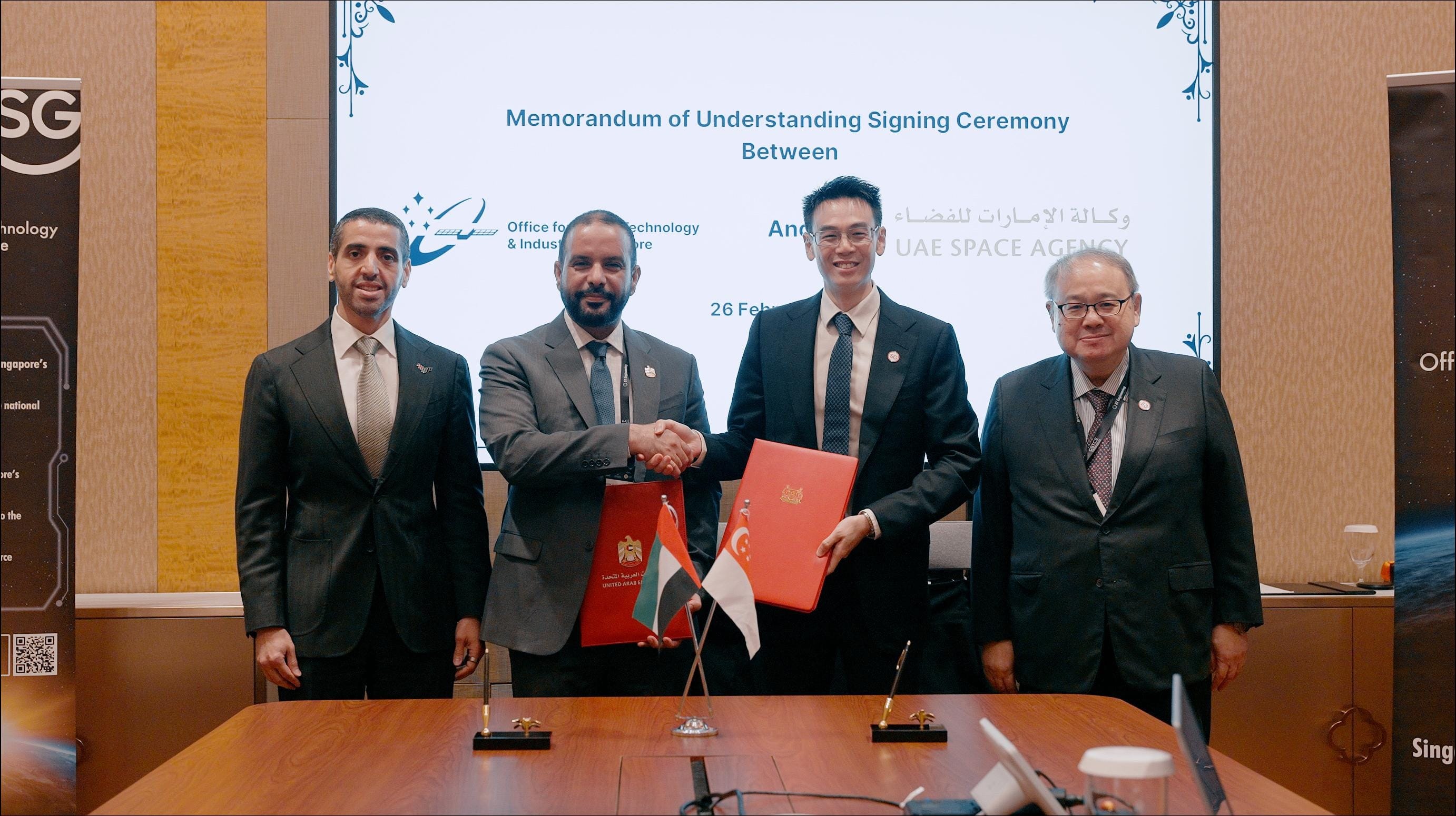 OSTIn exchanges the MOU with UAE 